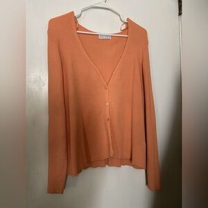 Primark Orange Button Down Top